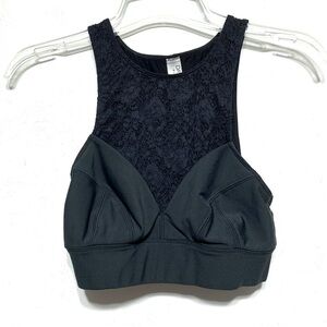 Davin & Adley Maternity Nursing Breastfeeding Pumping Bra Black Lace sz Small